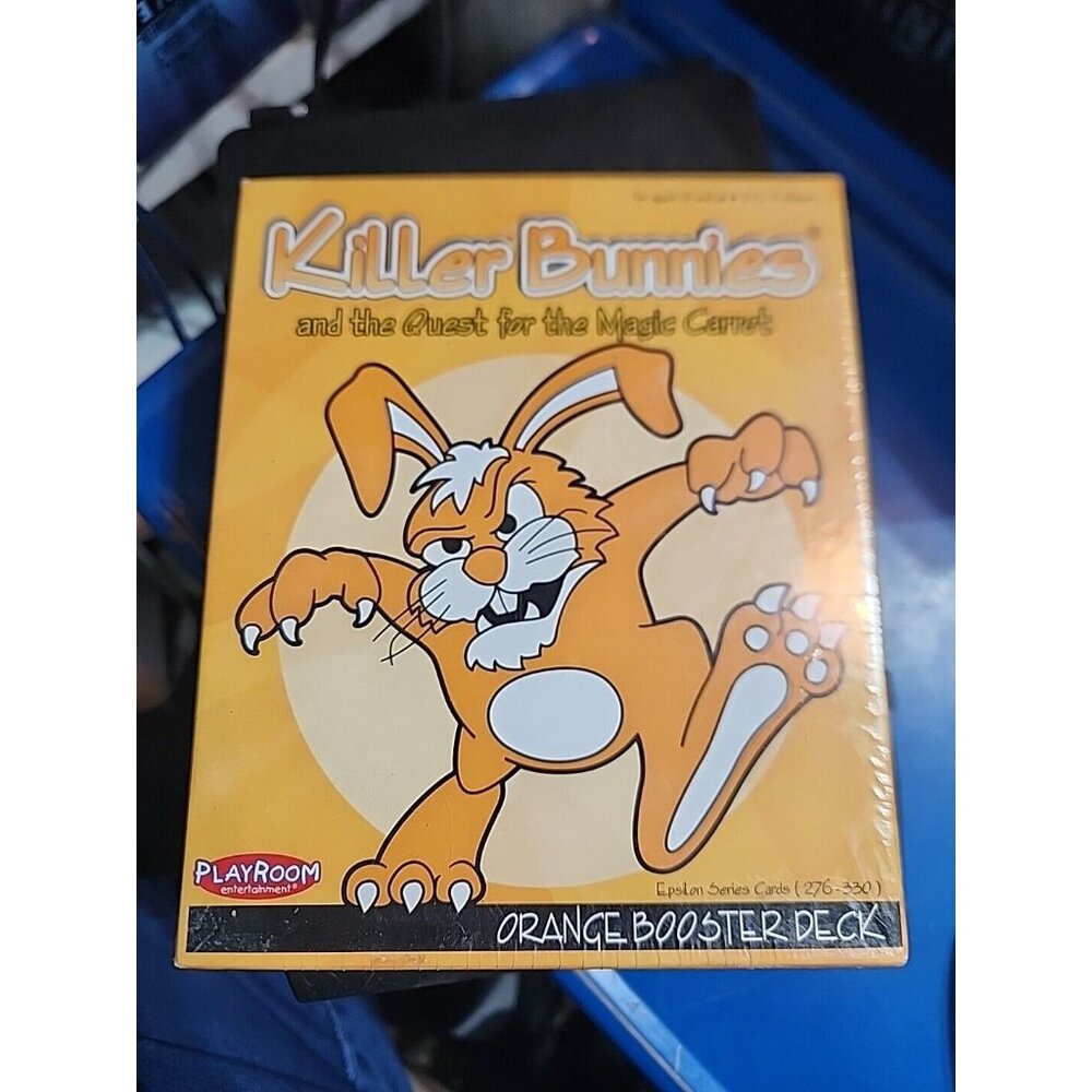 Killer Bunnies Quest For Magic Carrot Game Orange Magic Booster Pak New Sealed
